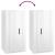 Dulap TV montat pe perete, alb extralucios, 40x34,5x80 cm GartenMobel Dekor