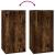 Dulap TV montat pe perete, stejar fumuriu, 40x34,5x80 cm GartenMobel Dekor