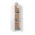 Dulap TV montat pe perete, alb extralucios, 40x34,5x100 cm GartenMobel Dekor