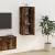 Dulap TV montat pe perete, stejar fumuriu, 40x34,5x100 cm GartenMobel Dekor