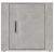 Noptiere, 2 buc., gri beton, 50x39x47 cm GartenMobel Dekor