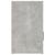 Noptieră, gri beton, 50x36x60 cm, lemn prelucrat GartenMobel Dekor