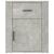Noptieră, gri beton, 50x36x60 cm, lemn prelucrat GartenMobel Dekor