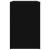 Pantofar, negru, 130x35x54 cm, lemn prelucrat GartenMobel Dekor