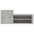 Pantofar, gri beton, 130x35x54 cm, lemn compozit GartenMobel Dekor
