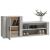 Pantofar, gri beton, 130x35x54 cm, lemn compozit GartenMobel Dekor