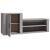 Pantofar, gri sonoma, 130x35x54 cm, lemn compozit GartenMobel Dekor