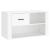 Pantofar, alb, 80x35x45 cm, lemn compozit GartenMobel Dekor