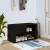 Pantofar, negru, 80x35x45 cm, lemn compozit GartenMobel Dekor