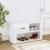 Pantofar, alb extralucios, 80x35x45 cm, lemn compozit GartenMobel Dekor
