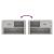 Pantofar, gri beton, 80x35x45 cm, lemn prelucrat GartenMobel Dekor