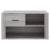 Pantofar, gri sonoma, 80x35x45 cm, lemn prelucrat GartenMobel Dekor