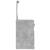 Masă de toaletă cu oglindă, gri beton, 90x50x132,5 cm, lemn GartenMobel Dekor
