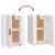 Dulap TV montat pe perete, alb extralucios, 40x34,5x60 cm GartenMobel Dekor