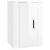 Dulap TV montat pe perete, alb extralucios, 40x34,5x60 cm GartenMobel Dekor