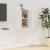 Dulap TV montat pe perete, alb extralucios, 40x34,5x60 cm GartenMobel Dekor
