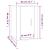 Dulap TV montat pe perete, alb extralucios, 40x34,5x60 cm GartenMobel Dekor