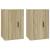 Dulapuri TV montate pe perete 2 buc stejar sonoma 40x34,5x60 cm GartenMobel Dekor