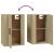 Dulapuri TV montate pe perete 2 buc stejar sonoma 40x34,5x60 cm GartenMobel Dekor