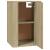 Dulapuri TV montate pe perete 2 buc stejar sonoma 40x34,5x60 cm GartenMobel Dekor