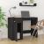 Birou, negru, 100x49x75 cm, lemn prelucrat GartenMobel Dekor