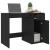 Birou, negru, 100x49x75 cm, lemn prelucrat GartenMobel Dekor