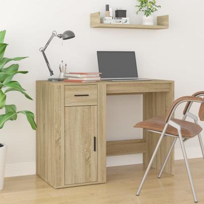 Birou, stejar sonoma, 100x49x75 cm, lemn prelucrat GartenMobel Dekor