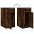 Dulap de birou, stejar fumuriu, 40x49x75 cm, lemn prelucrat GartenMobel Dekor