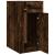 Dulap de birou, stejar fumuriu, 40x49x75 cm, lemn prelucrat GartenMobel Dekor