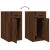 Dulap de birou, stejar maro, 40x49x75 cm, lemn prelucrat GartenMobel Dekor