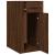 Dulap de birou, stejar maro, 40x49x75 cm, lemn prelucrat GartenMobel Dekor