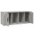 Comodă TV, gri beton, 100x35x40 cm, lemn prelucrat GartenMobel Dekor