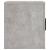 Comodă TV, gri beton, 100x35x40 cm, lemn prelucrat GartenMobel Dekor