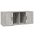 Comodă TV, gri beton, 100x35x40 cm, lemn prelucrat GartenMobel Dekor