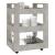 Cărucior de bucătărie gri beton 60x45x80 cm lemn prelucrat GartenMobel Dekor