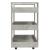 Cărucior de bucătărie gri beton 60x45x80 cm lemn prelucrat GartenMobel Dekor
