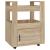 Cărucior de bucătărie stejar sonoma 60x45x80 cm lemn prelucrat GartenMobel Dekor
