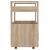 Cărucior de bucătărie stejar sonoma 60x45x80 cm lemn prelucrat GartenMobel Dekor