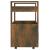 Cărucior de bucătărie stejar fumuriu 60x45x80 cm lemn prelucrat GartenMobel Dekor