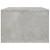 Dulap TV suspendat, gri beton, 80x36x25 cm, lemn compozit GartenMobel Dekor