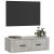 Dulap TV suspendat, gri beton, 80x36x25 cm, lemn compozit GartenMobel Dekor