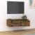Dulap TV suspendat, stejar fumuriu, 80x36x25 cm, lemn compozit GartenMobel Dekor