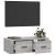 Dulap TV suspendat, gri sonoma, 80x36x25 cm, lemn prelucrat GartenMobel Dekor