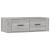 Dulap TV suspendat, gri sonoma, 80x36x25 cm, lemn prelucrat GartenMobel Dekor