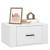 Noptiere de perete, 2 buc., alb, 50x36x25 cm GartenMobel Dekor