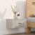 Noptiere de perete, 2 buc., gri beton, 50x36x25 cm GartenMobel Dekor