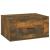 Noptiere de perete, 2 buc., stejar fumuriu, 50x36x25 cm GartenMobel Dekor
