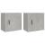Noptiere de perete, 2 buc., gri beton, 50x30x47 cm GartenMobel Dekor