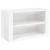 Suport pantofi, alb extralucios, 75x35x45 cm, lemn prelucrat GartenMobel Dekor
