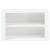 Suport pantofi, alb extralucios, 75x35x45 cm, lemn prelucrat GartenMobel Dekor